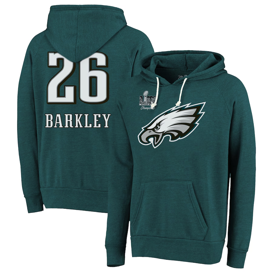 Men Philadelphia Eagles green Nike NFL hoodie style 2